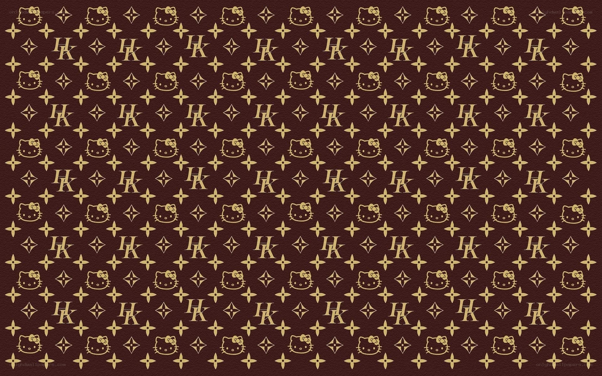 Hello Kitty pattern wallpaper