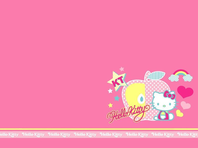 Hello Kitty pink background