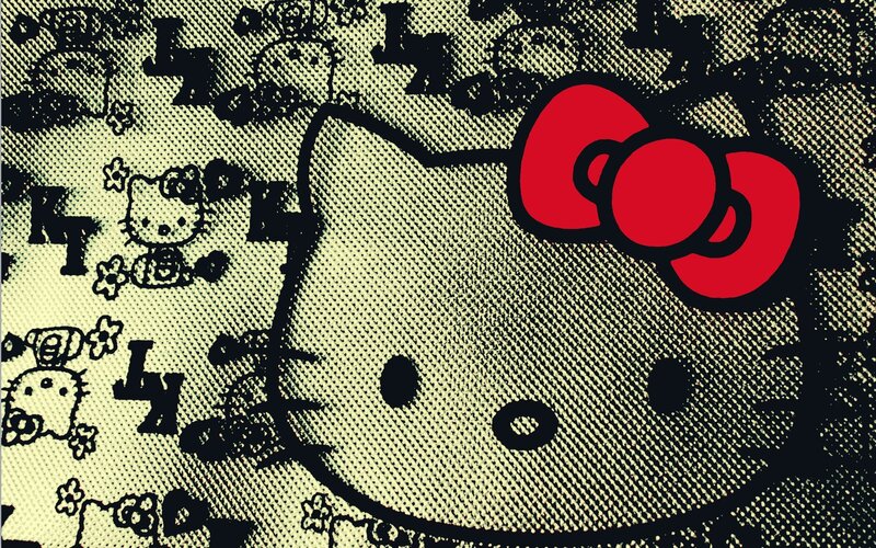 Hello Kitty pop art design