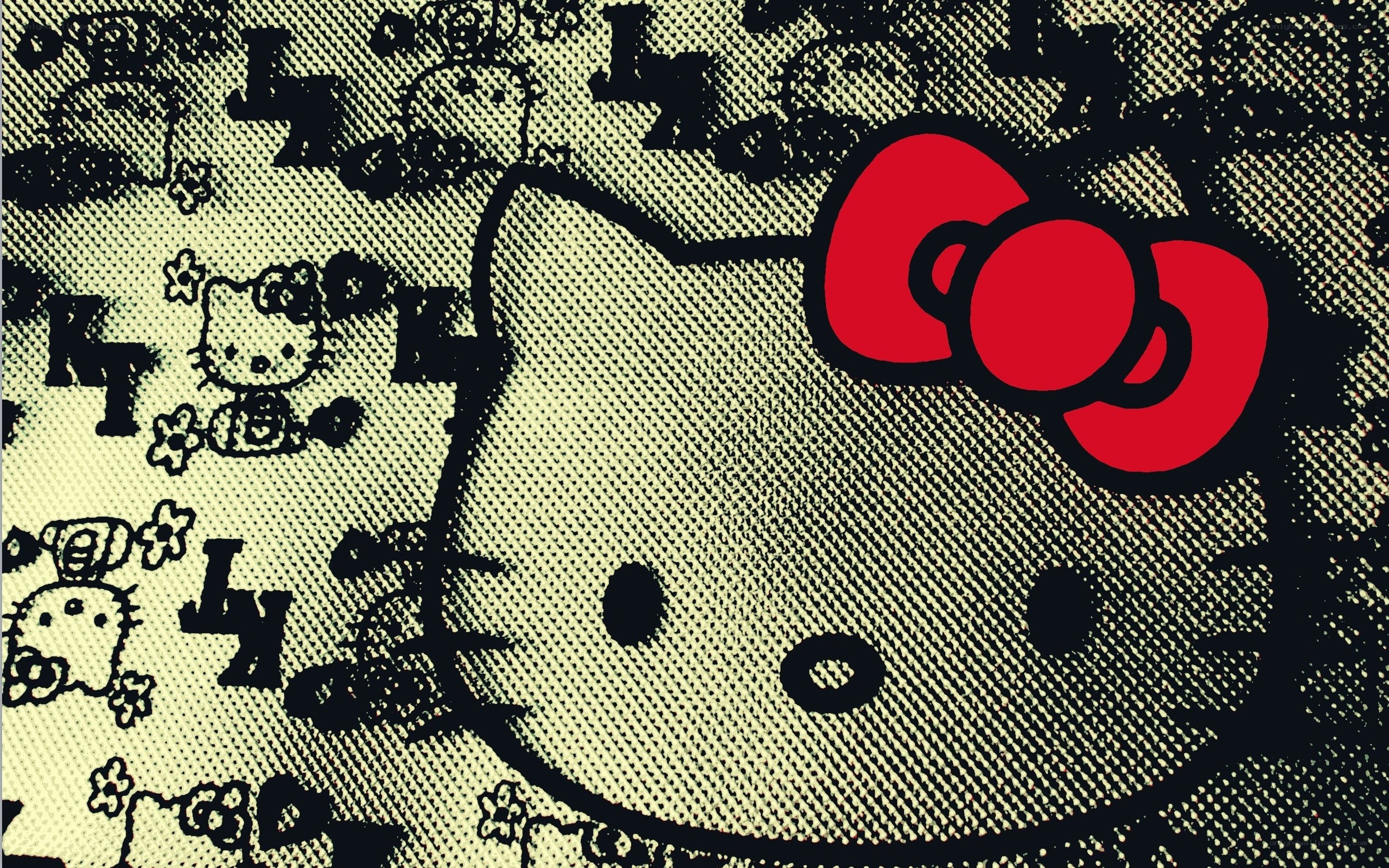 Hello Kitty pop art design