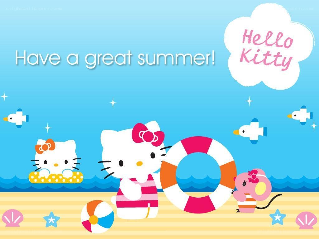 Hello Kitty summer beach
