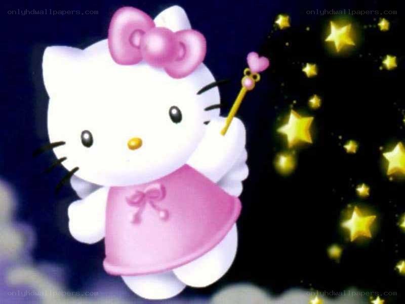 Hello Kitty with a magic wand