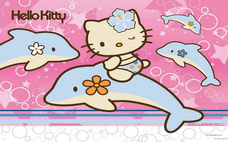 Hello Kitty with Dolphins