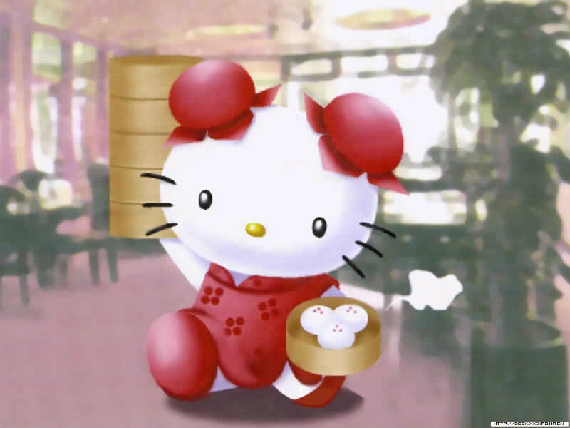 Hello Kitty with Dumplings