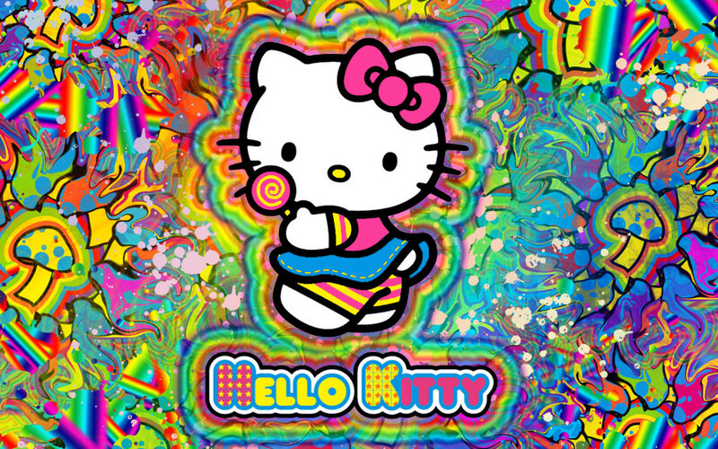 Hello Kitty with Lollipop — Pink