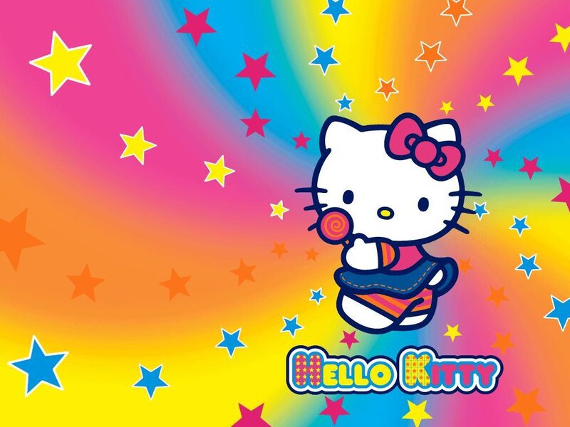 Hello Kitty with lollipop