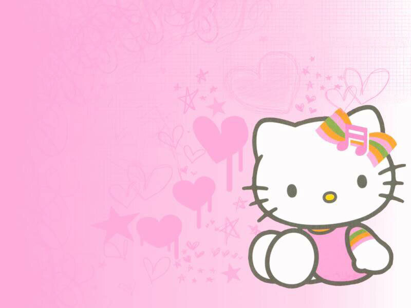 Hello Kitty with musical bow