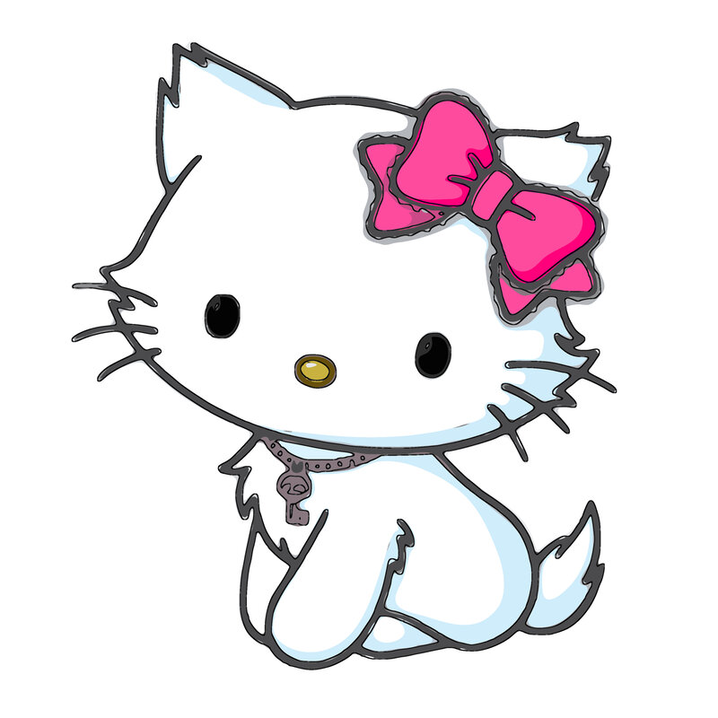 Hello Kitty with pink bow