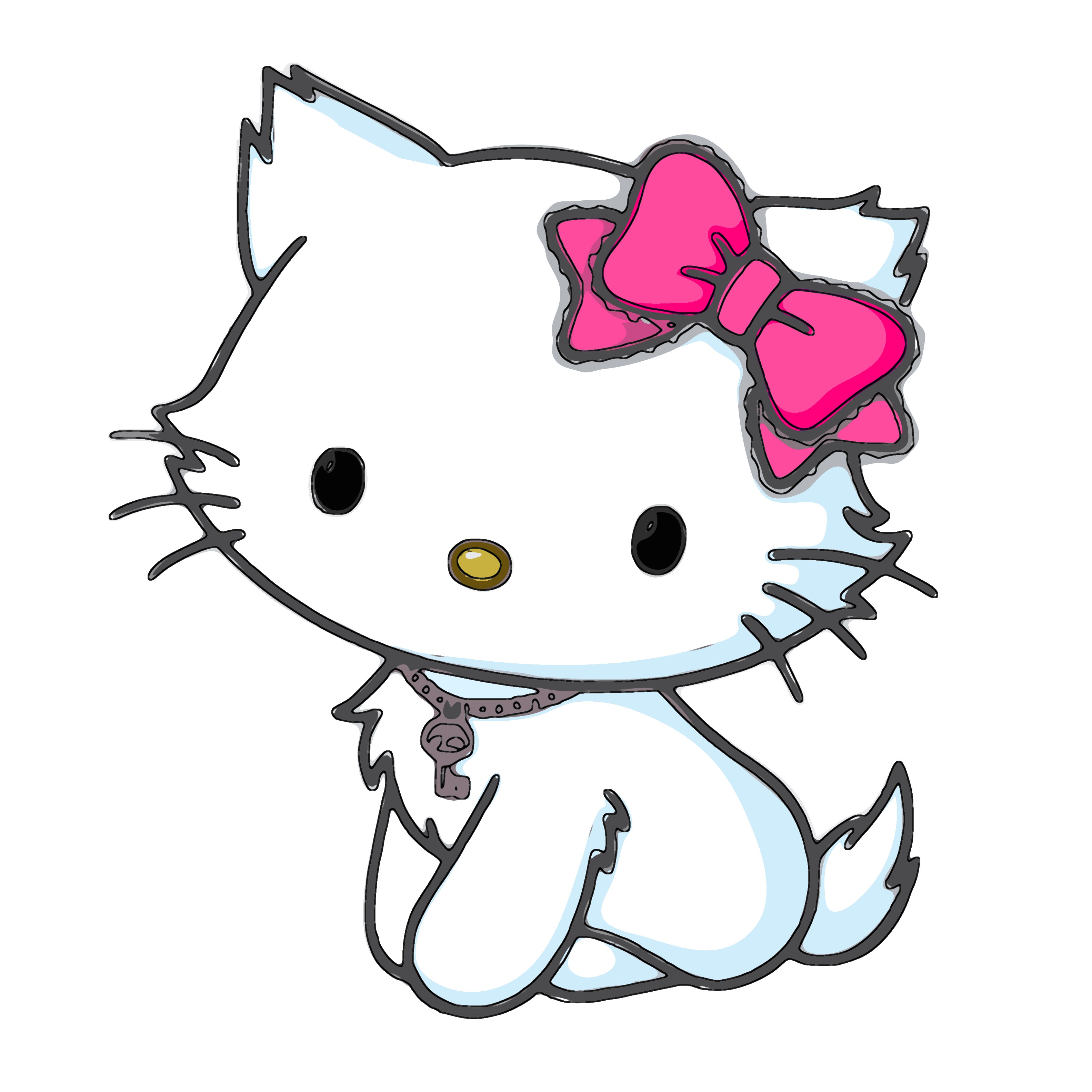 Hello Kitty with pink bow