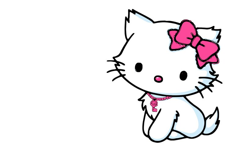 Hello Kitty with pink bow