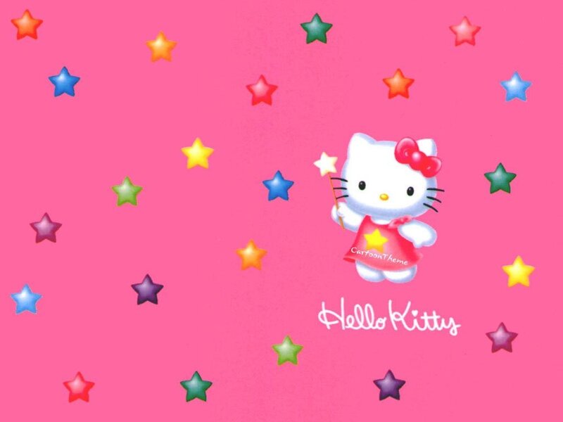Hello Kitty with Stars — Pink