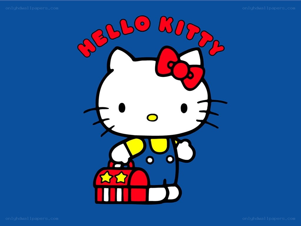 Hello Kitty with suitcase