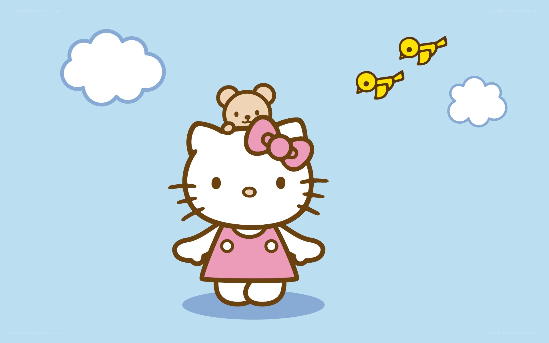 Hello Kitty with teddy bear