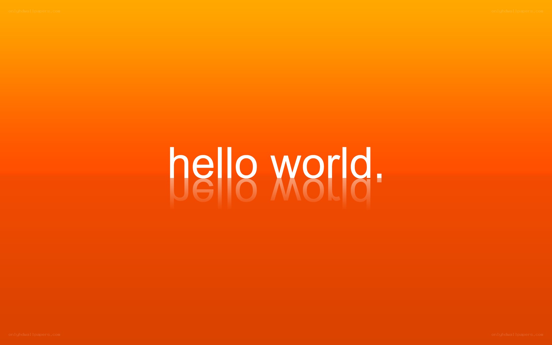 hello world text
