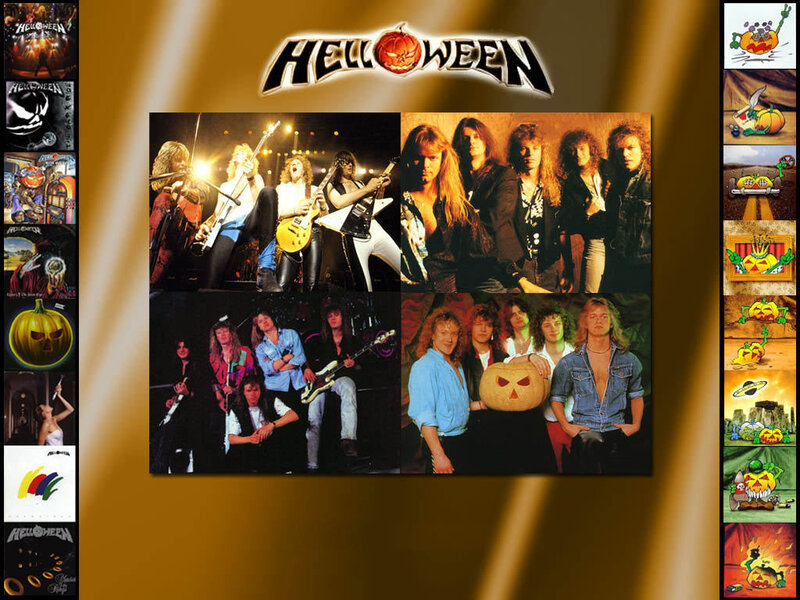 Helloween band collage