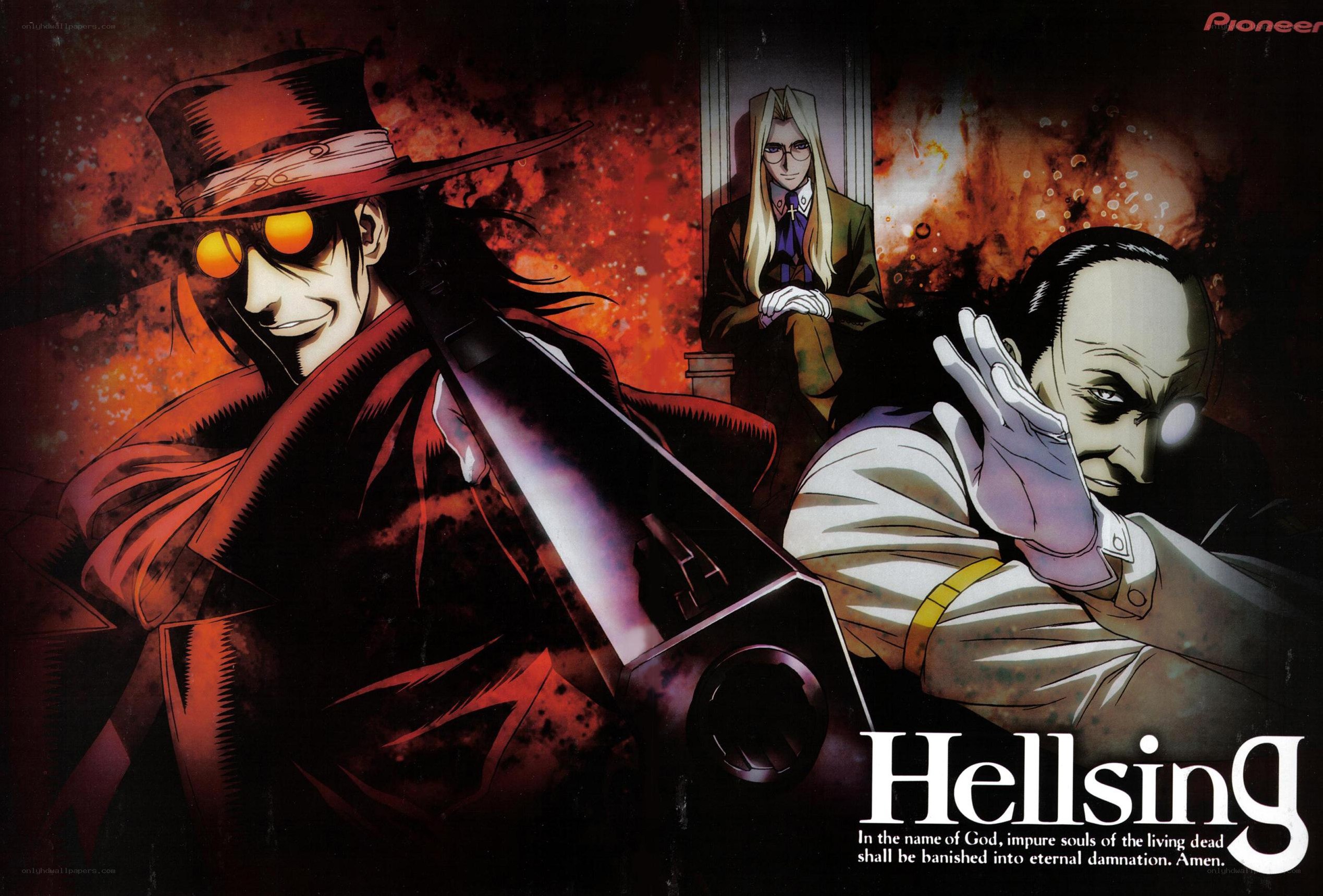 Hellsing anime promotional art