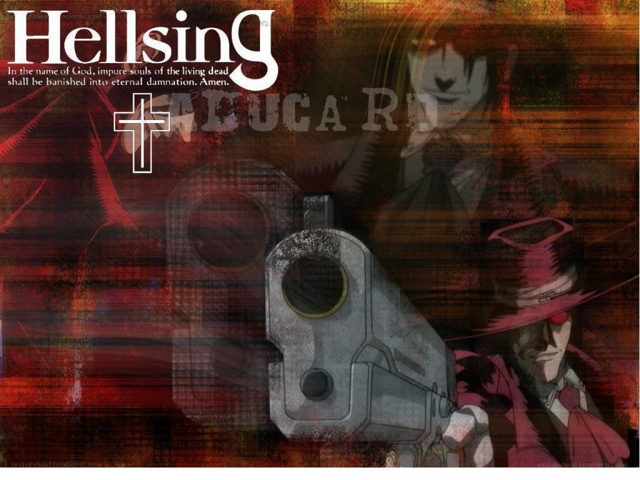 Hellsing anime promotional art