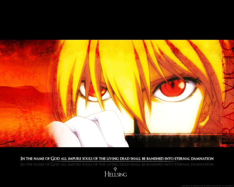 Hellsing character close-up