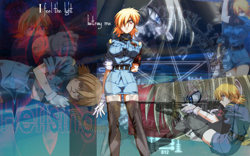 Hellsing character collage
