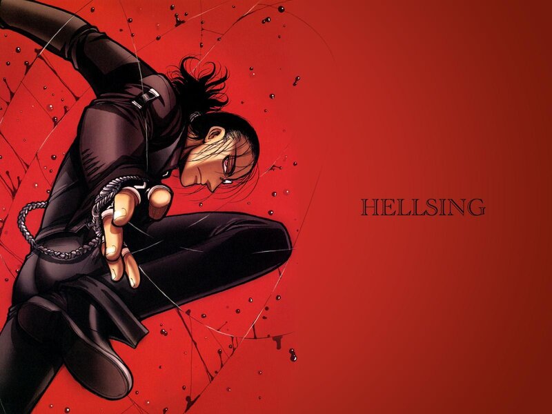 Hellsing character in action