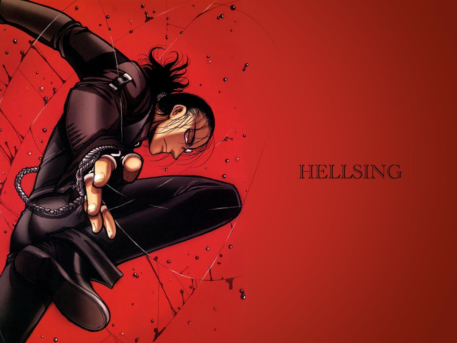 Hellsing character in action