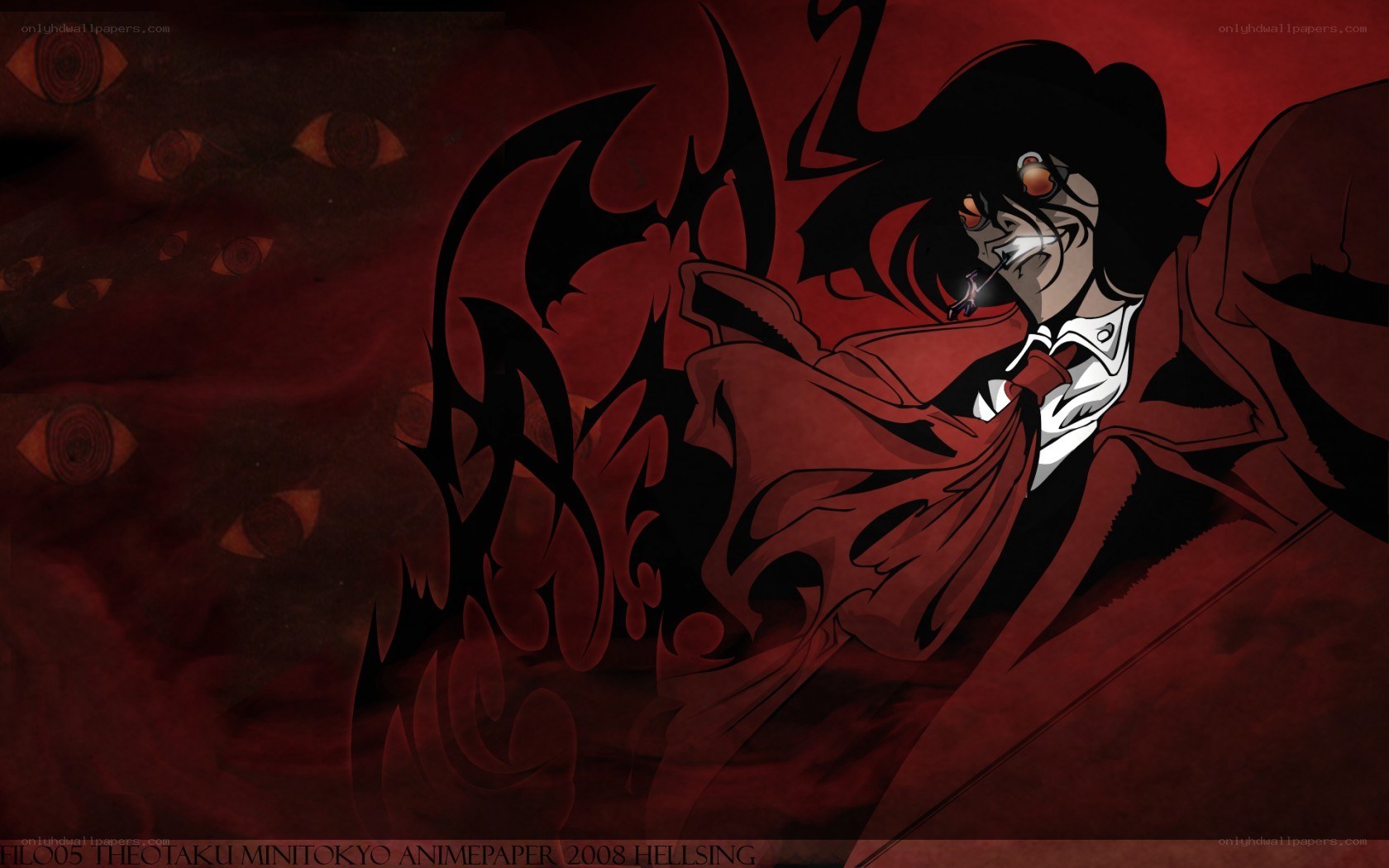 Hellsing character in red cloak