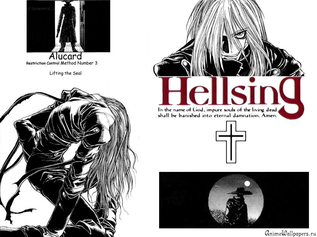 Hellsing manga collage