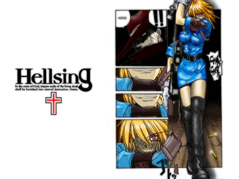 Hellsing manga panel