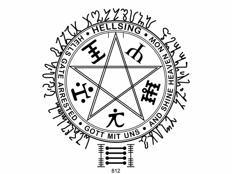 Hellsing pentagram symbol