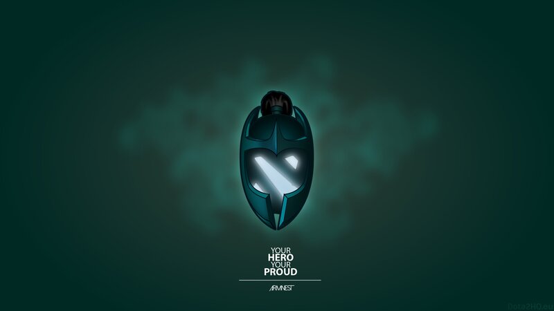 Helmet with Glowing Visor