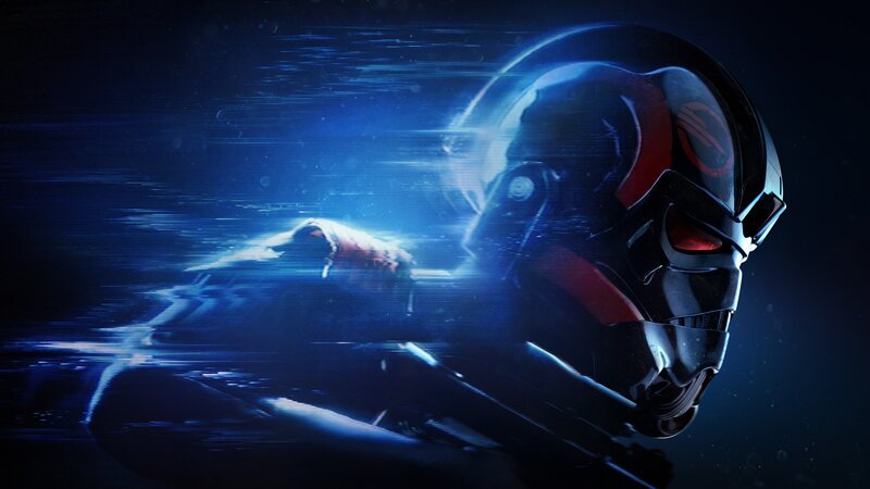 Helmeted Figure in Motion — Blue
