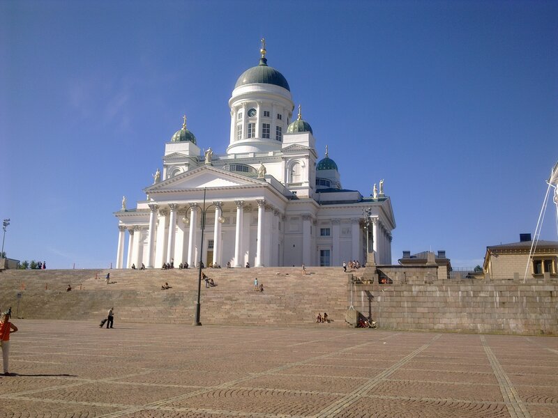Helsinki Cathedral on a sunny day
