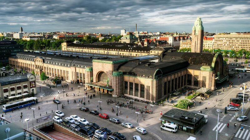 Helsinki Central Station — Brown