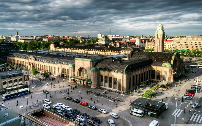 Helsinki Central Station — Gray