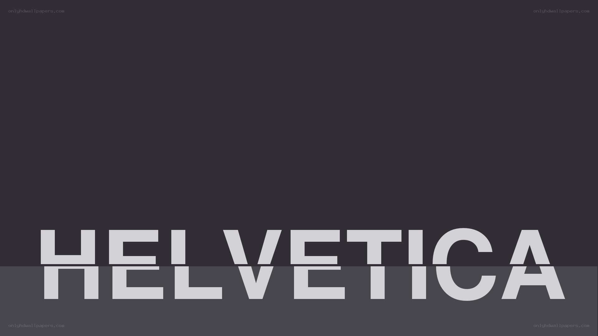 Helvetica font display