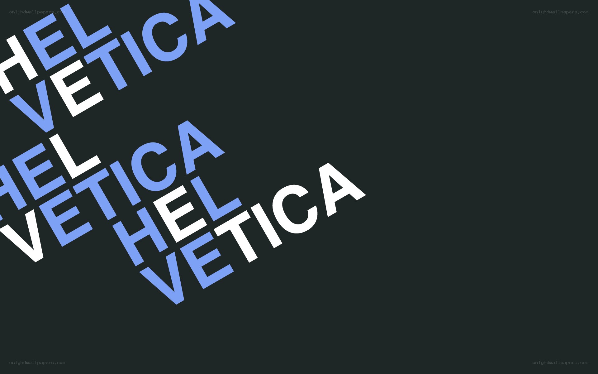 Helvetica text design