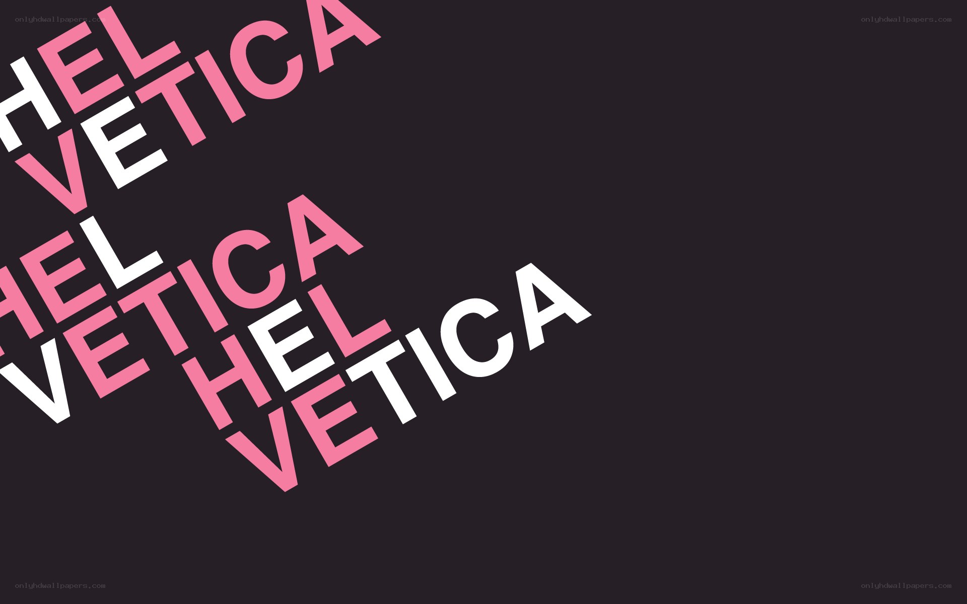 Helvetica text design