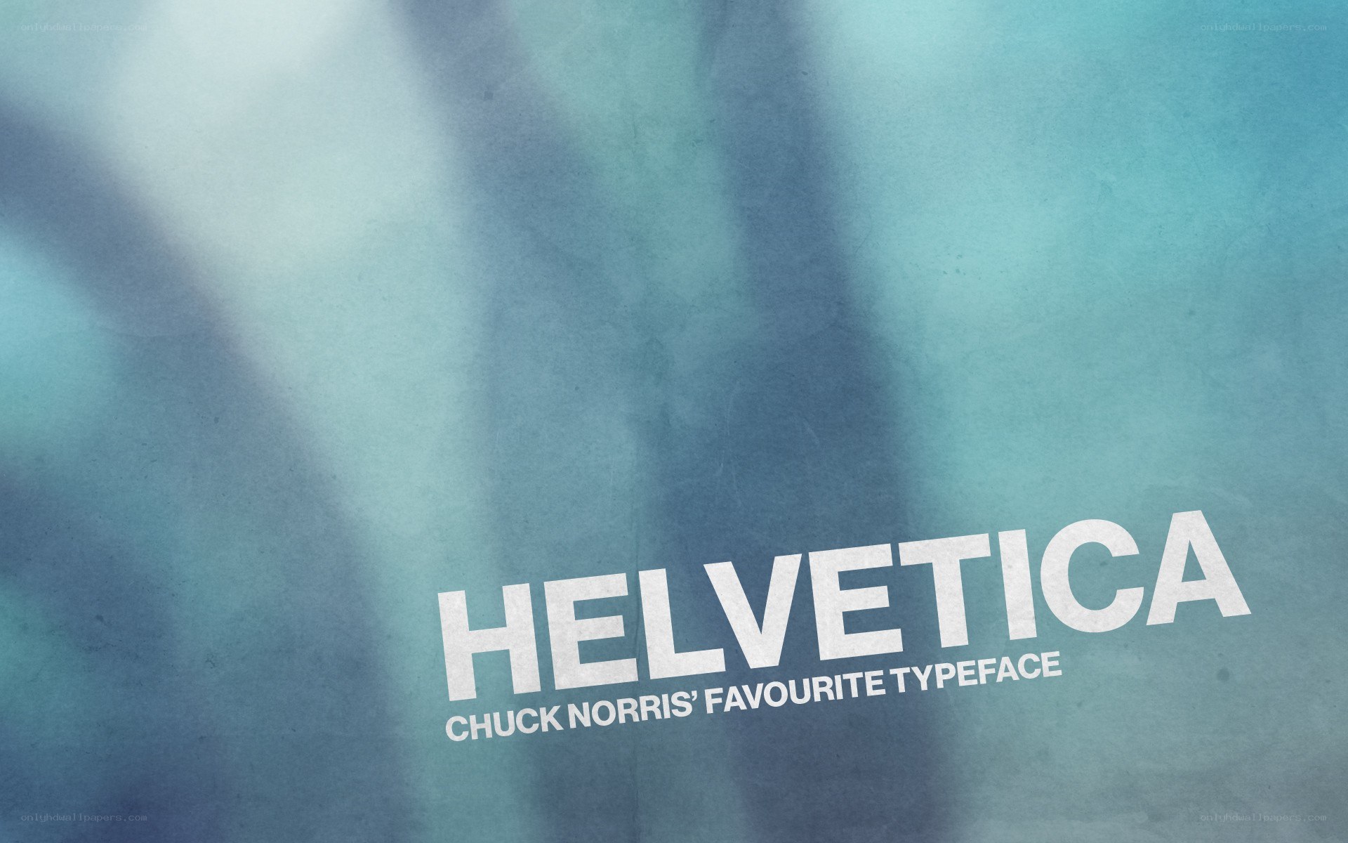 Helvetica typeface text