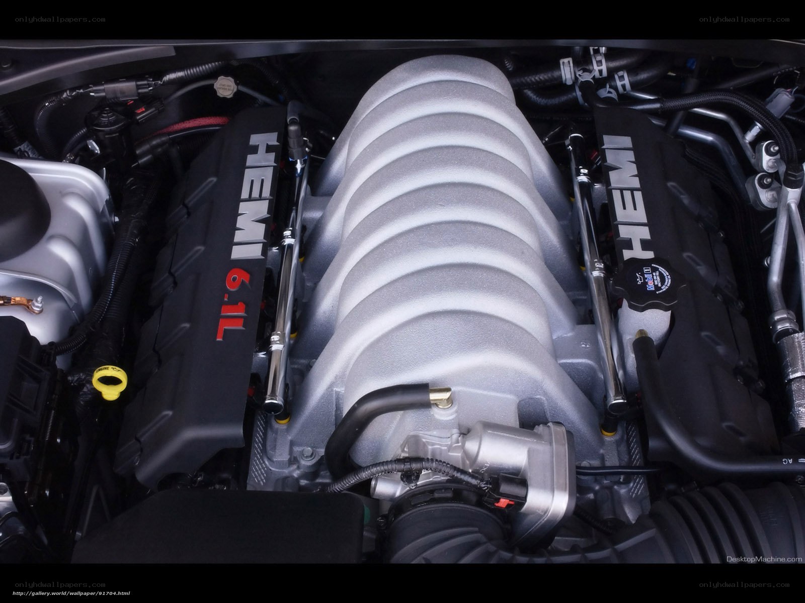 Hemi 6.1L engine bay