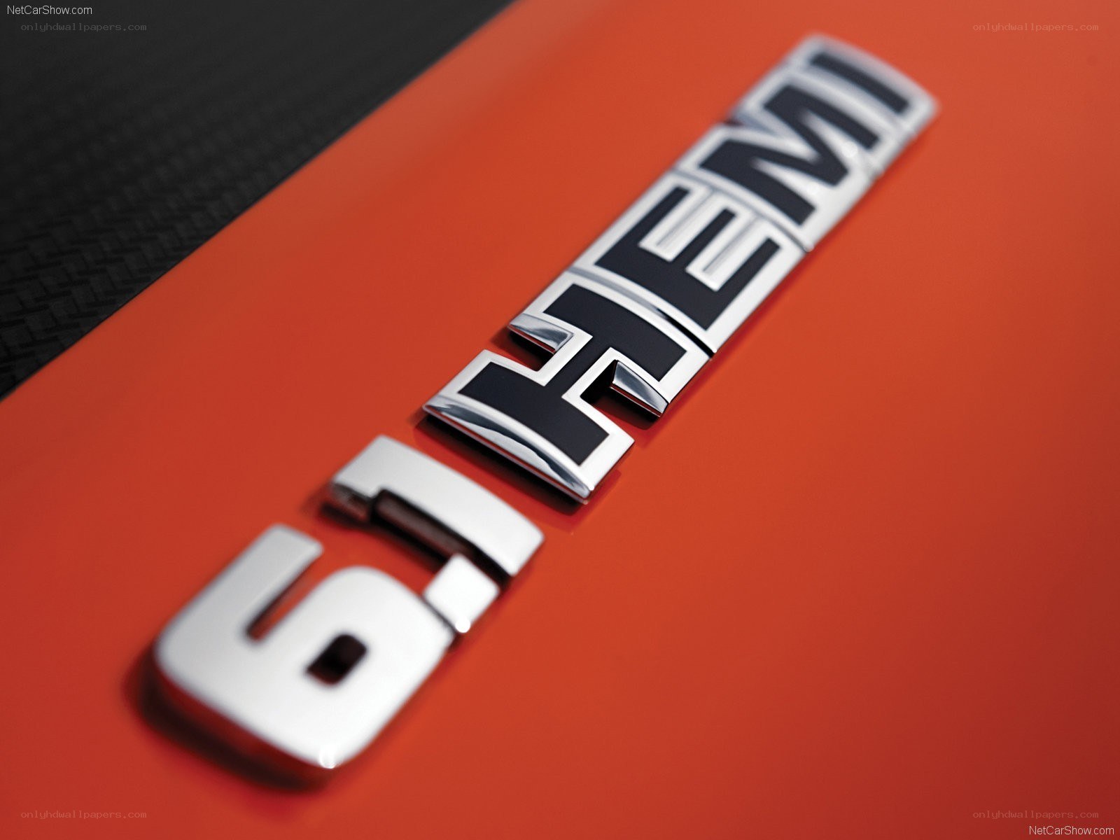 Hemi 619 badge close-up