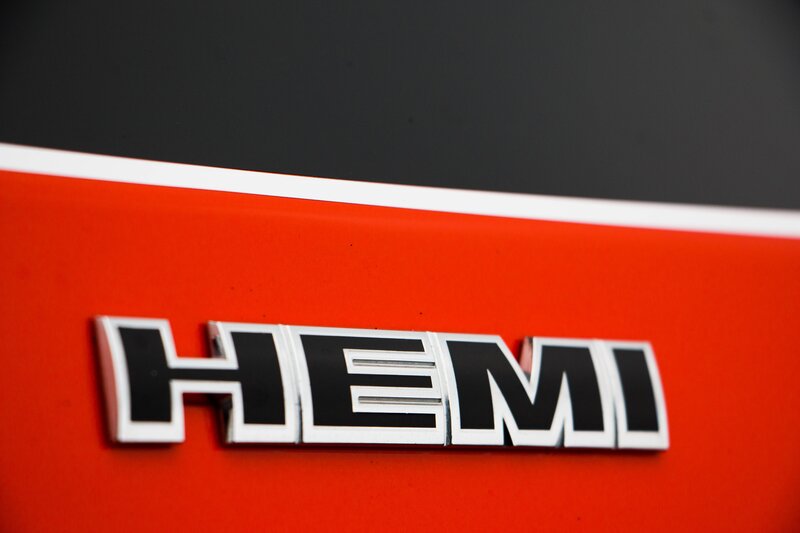Hemi Logo on Vehicle