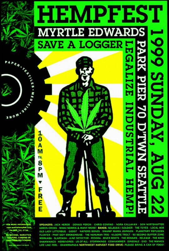 Hempfest 1999 event poster