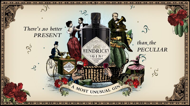 Hendrick's Gin Bottle