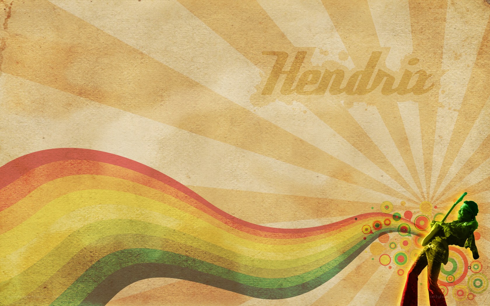 Hendrix rainbow art