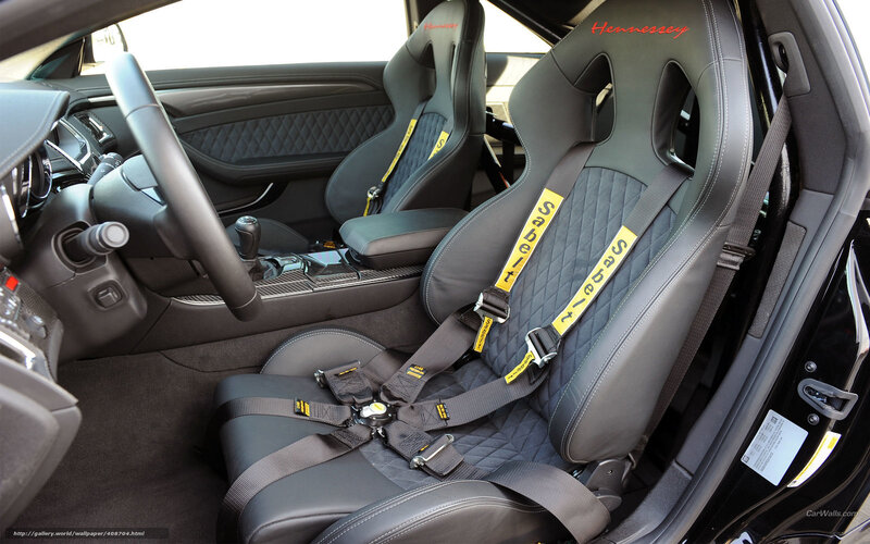 Hennessey sports car interior