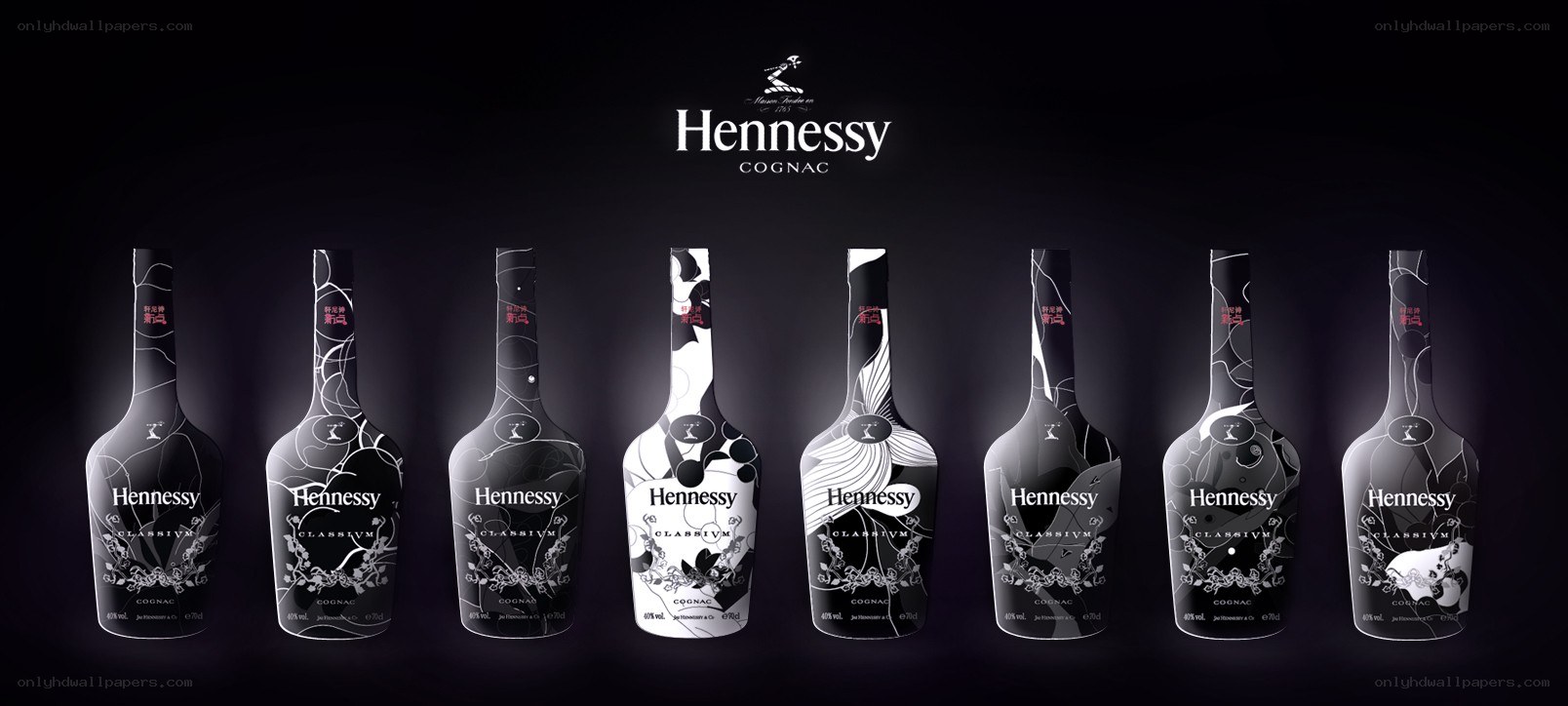 Hennessy Cognac Bottle Collection
