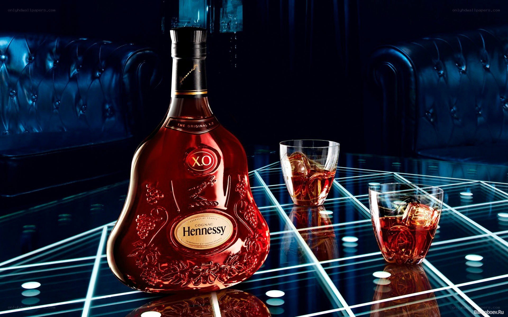 Hennessy X.O Cognac Bottle