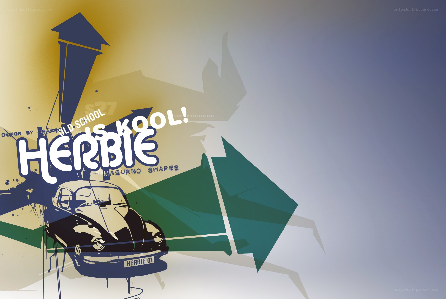 Herbie car illustration