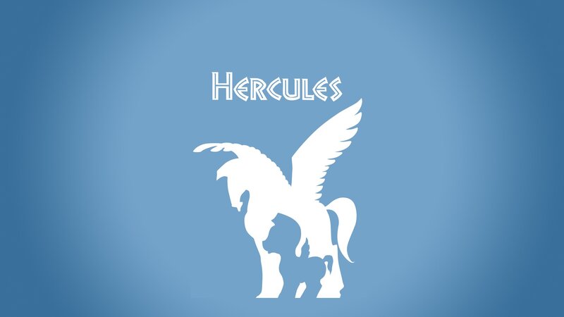 Hercules logo with Pegasus