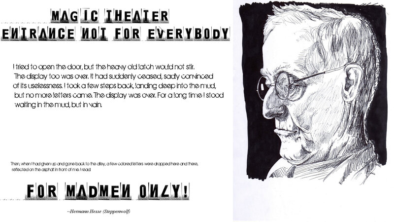 Hermann Hesse quote illustration